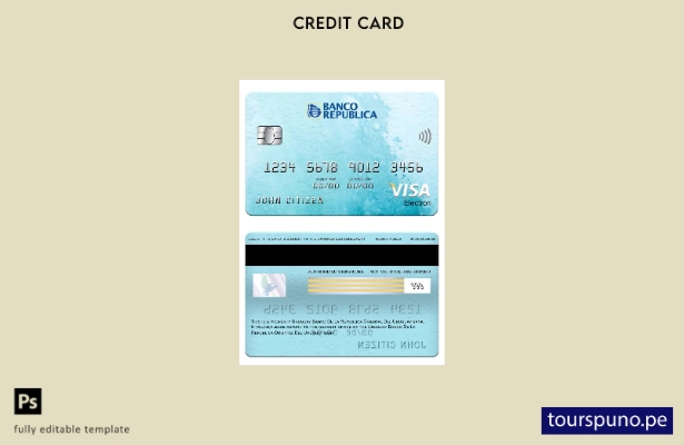 listo para imprimir Uruguay Banco De La Republica Oriental Del Uruguay plantilla